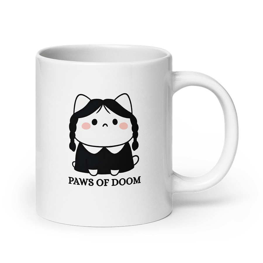 Kawaii Wednesday Cat – Cute Gothic Kitty Inspired by Addams Style product image (3)