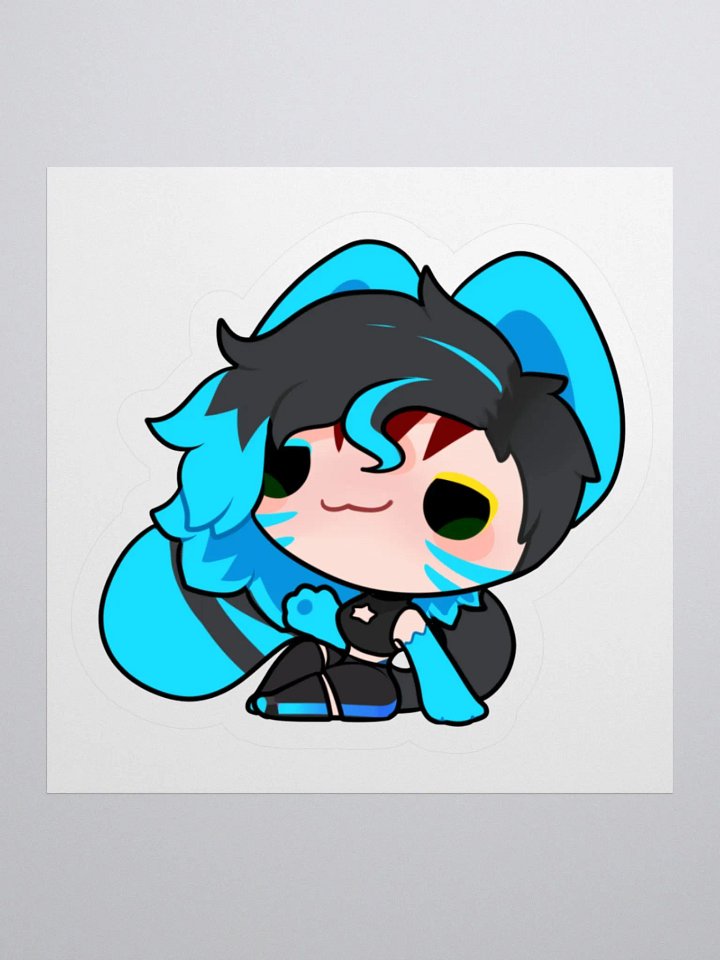 Mega - Blue Sticker product image (1)