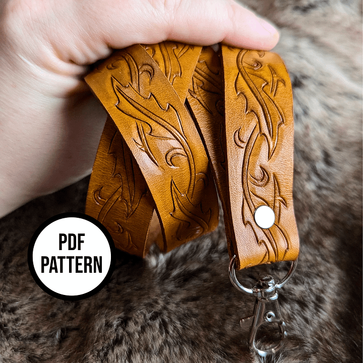 Leather Legolas Lanyard - PDF Pattern for Leather product image (2)