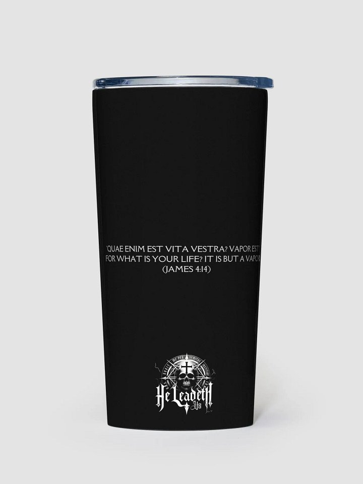 HLU Skull Logo: 'The Daily Reminder' Steel Tumbler product image (2)