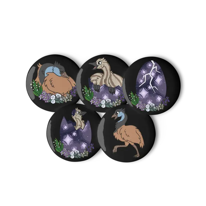 RAWR Aether Pins - Large Black product image (1)