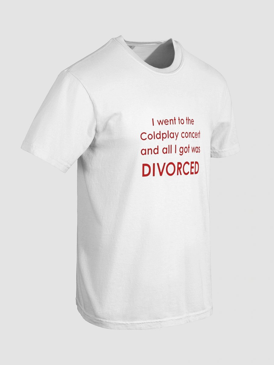 Coldplay Divorce Concert T-shirt product image (45)