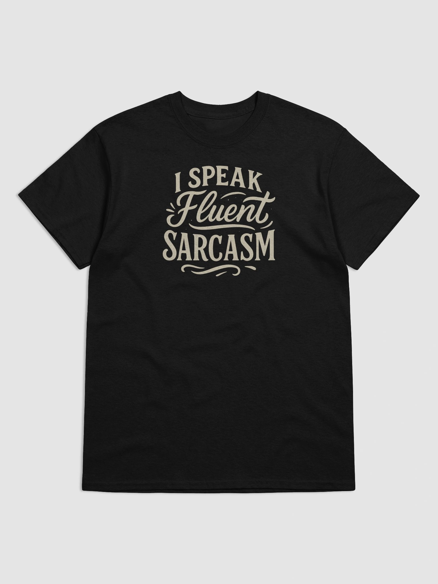 Fluent in Sass – Retro Sarcasm Expert Tee product image (5)