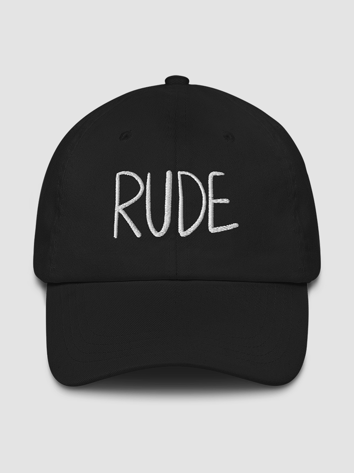 RUDE Dad hat [White Design] product image (1)