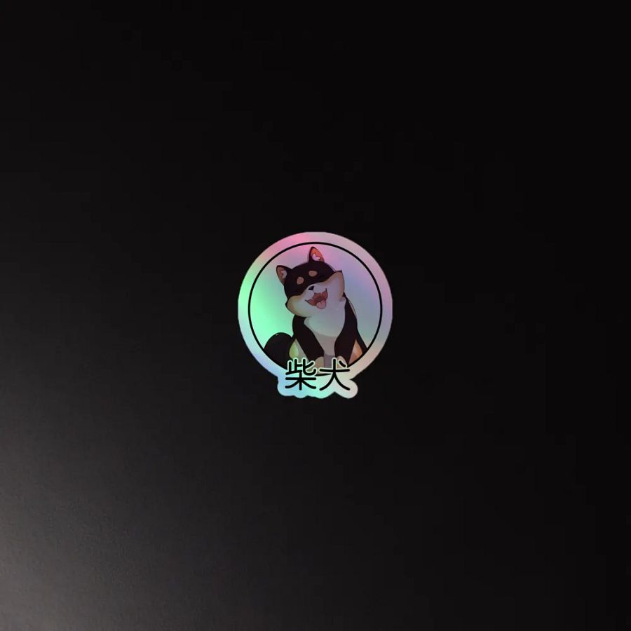 SHIBA HAPPY STICKER product image (4)