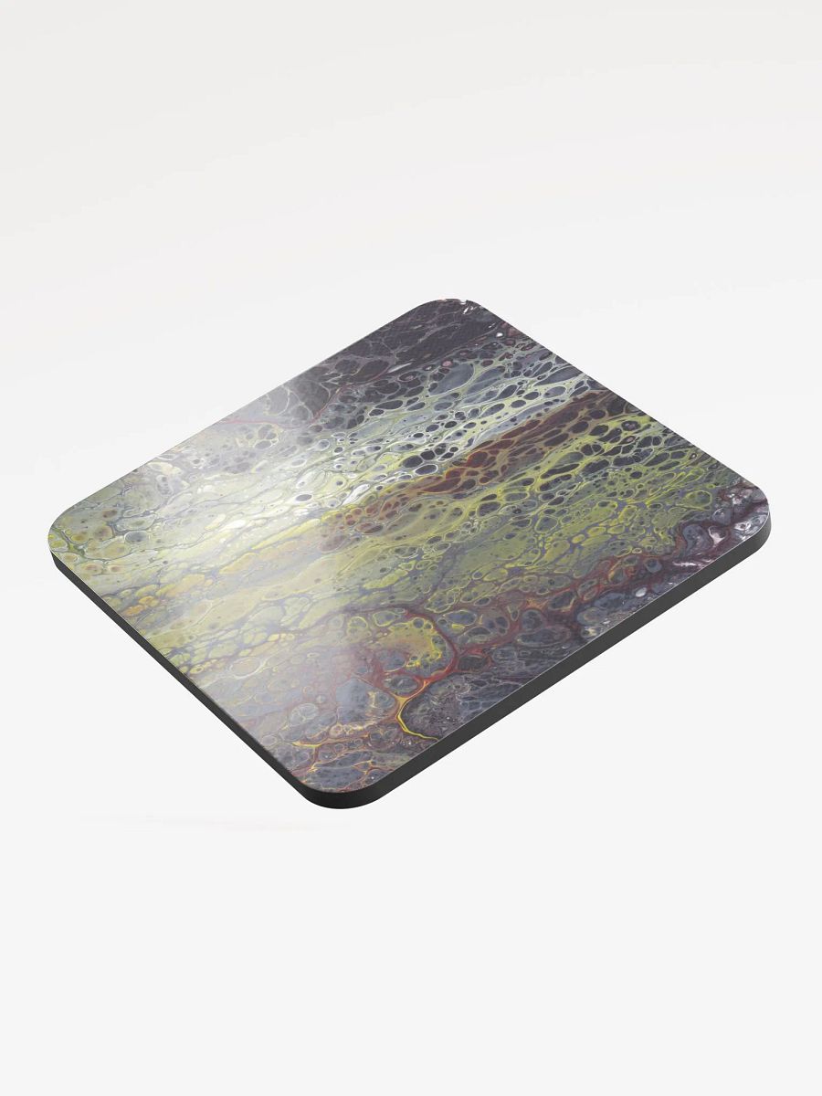 Amphibian 02 - Set of 4 Abstract Acrylic Pour Printed Coasters product image (3)