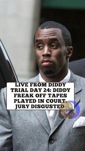 Live From Diddy Trial Day 24: Diddy Freak Off Tapes Played In Court. Jury Disgusted 
#diddy #cassie #diddytrial #janedoe #tre...