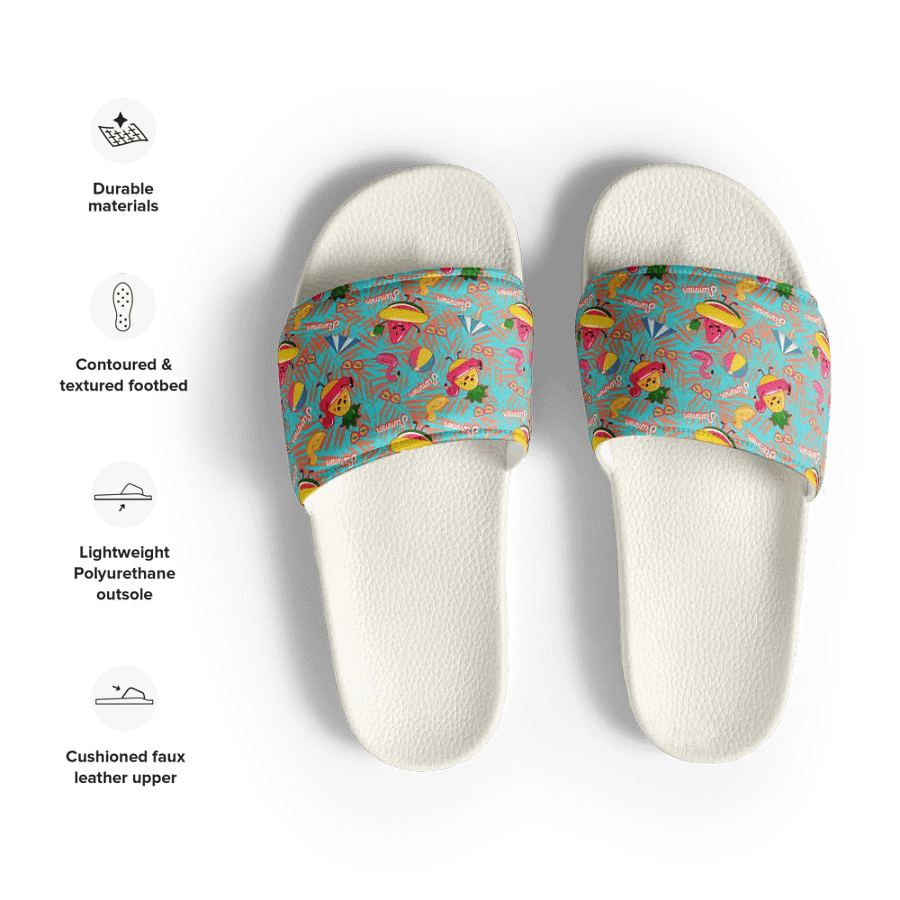 Funny Floaties Summer Hawaiian Women's Slides product image (4)
