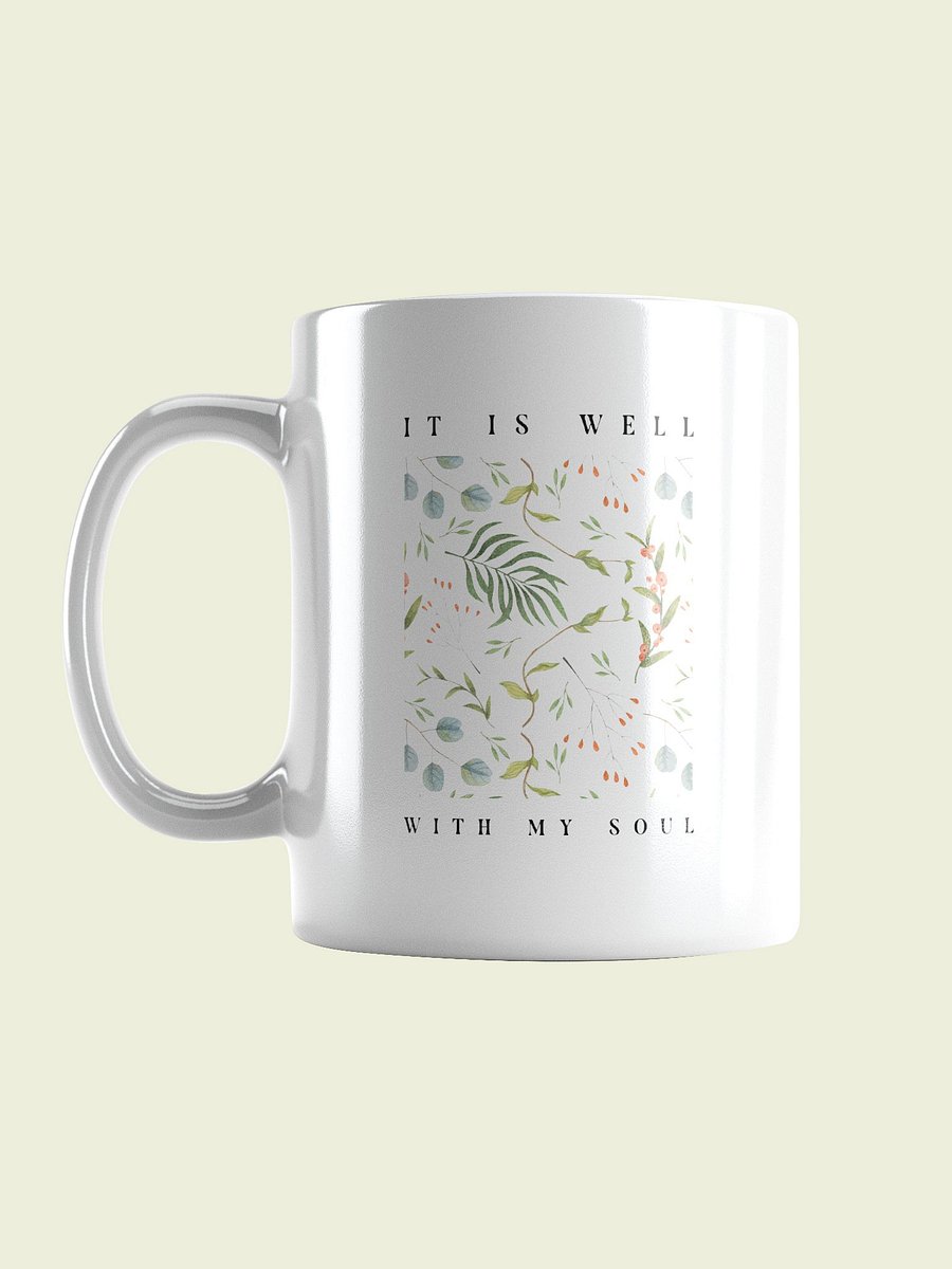 It Is Well With My Soul Flowers Mug product image (1)