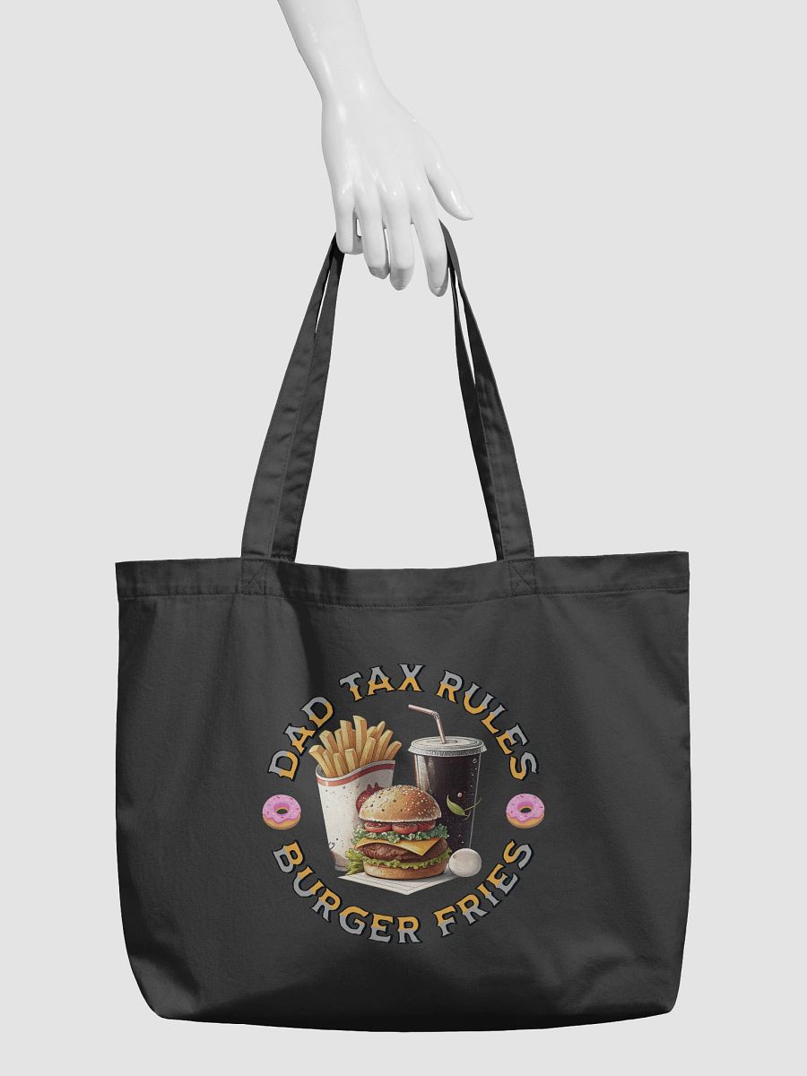 Dad Tax Rules Burger Fries Tote Bag product image (3)