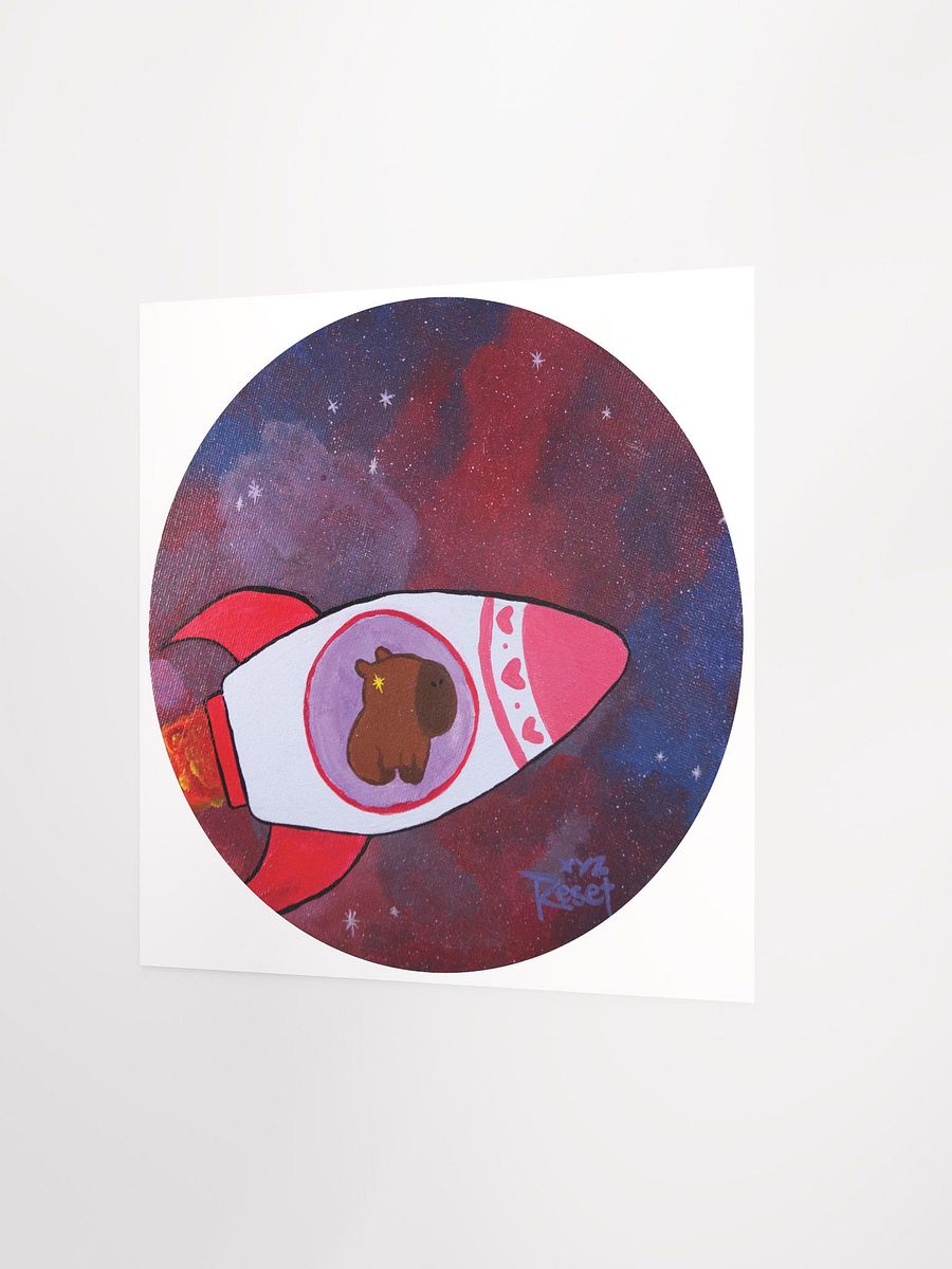 🌌 Espacio | Capybara Print product image (3)