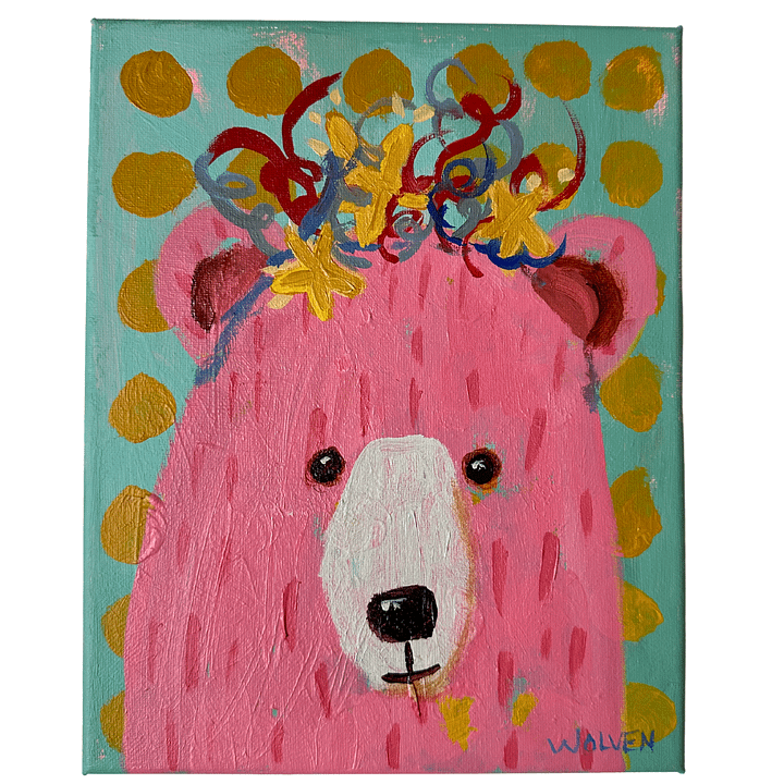 Original Painting: Confetti – The Bear of Wonder product image (1)