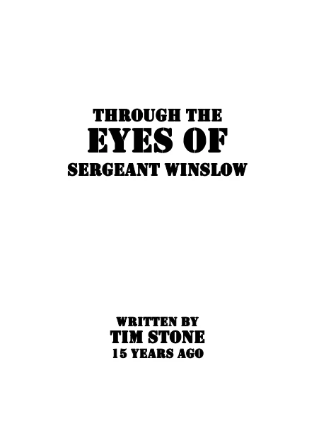 Through the Eyes of Sergeant Winslow (Digital Download) product image (2)