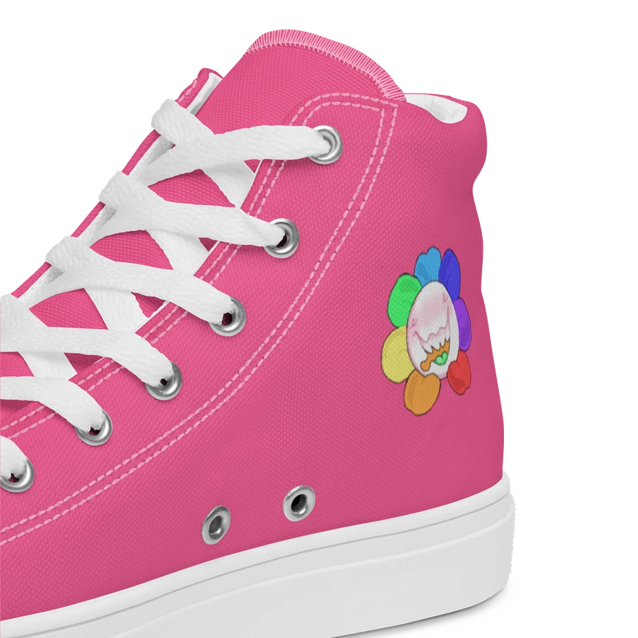 Pink and White Flower Sneakers product image (10)