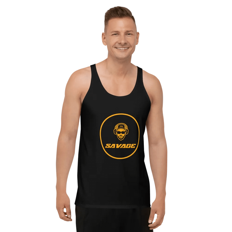 Savage Tank Tee (Gold) product image (8)