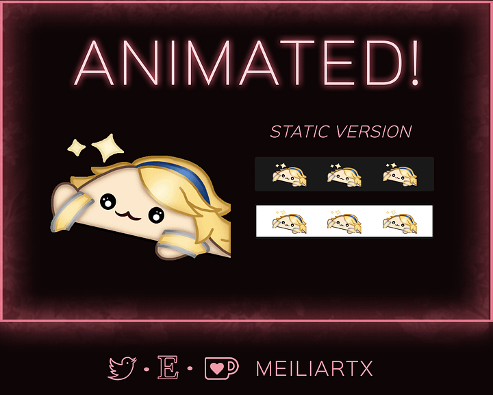 ANIMATED EMOTE Chibi Lux Bongo Tap product image (2)