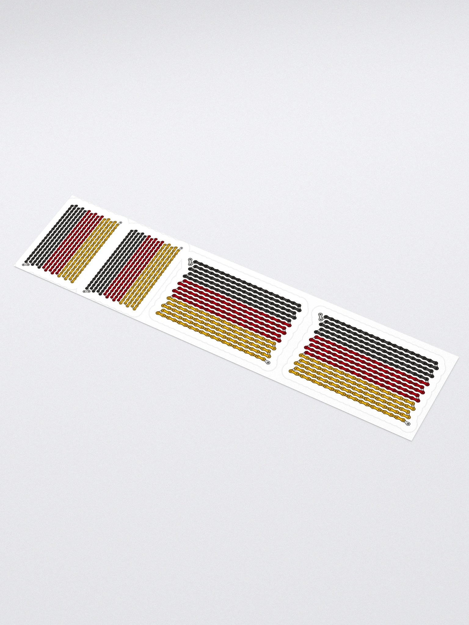 Germany Bike Chain Flag Stickers, Mixed Size 4 Pack product image (1)