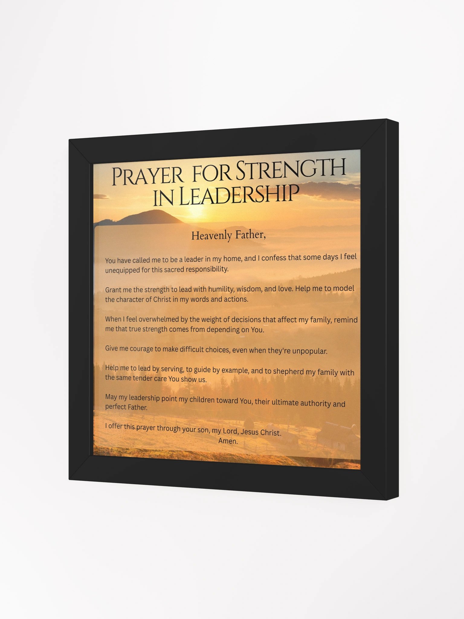 Prayer for Strength in Leadership - Square product image (2)