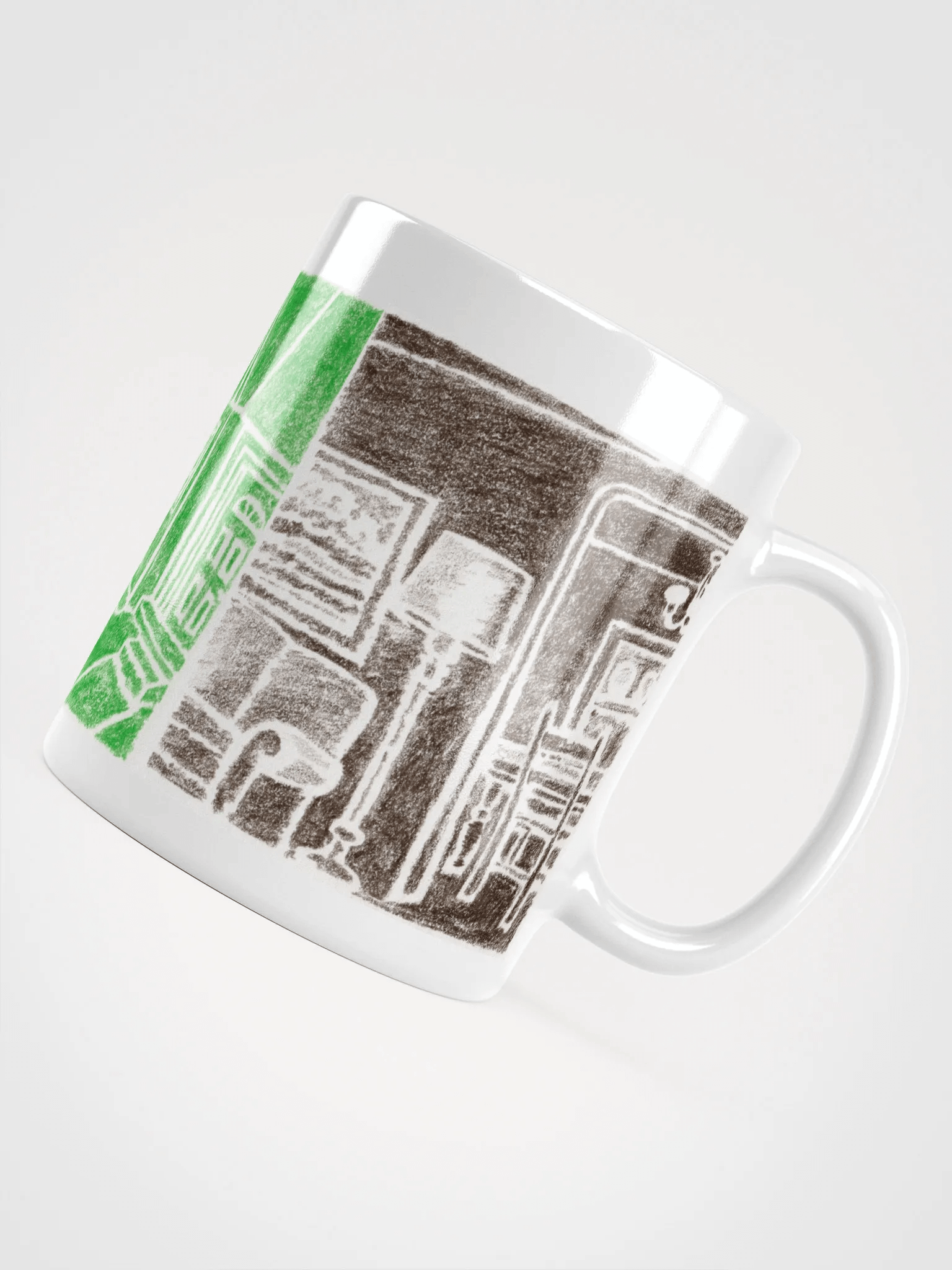 Home White Glossy Mug product image (5)