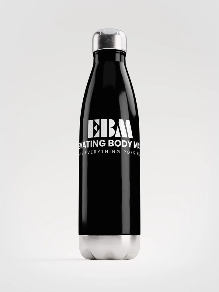 EBM Stainless Steel Water Bottle (Black) product image (1)