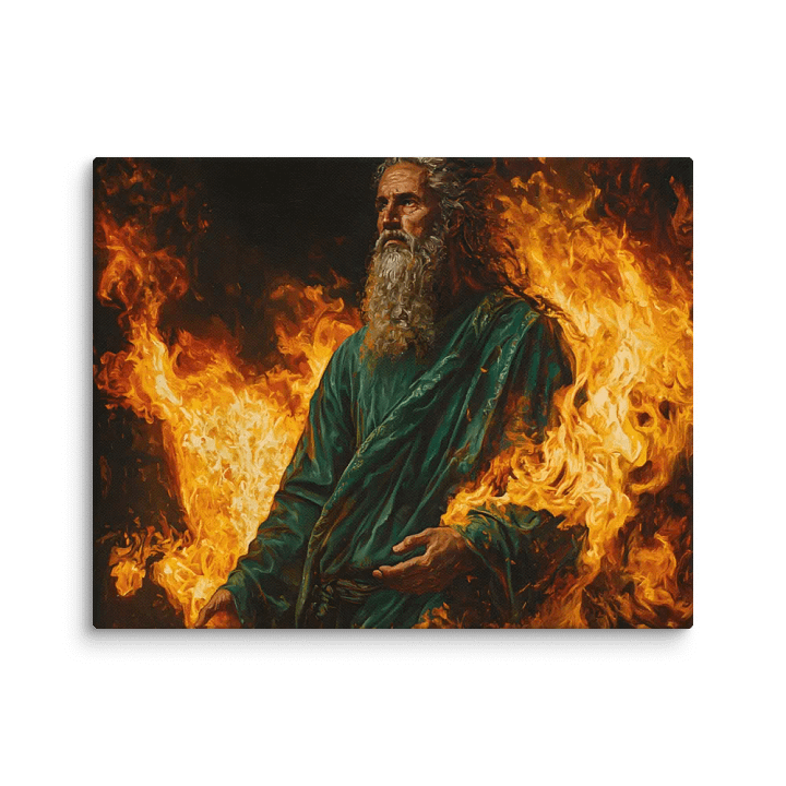 Meshach Courage in the Furnace - Faith Under Fire Wall Art product image (1)