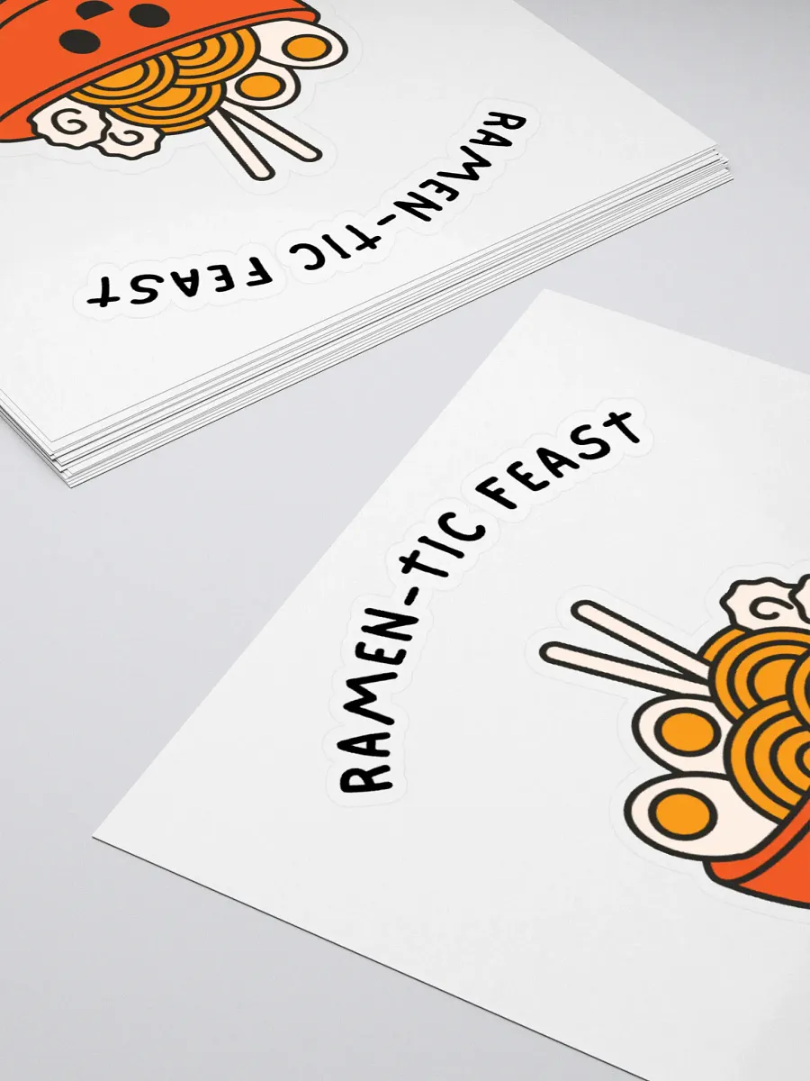 Ramen Bliss Kiss Cut Sticker product image (4)