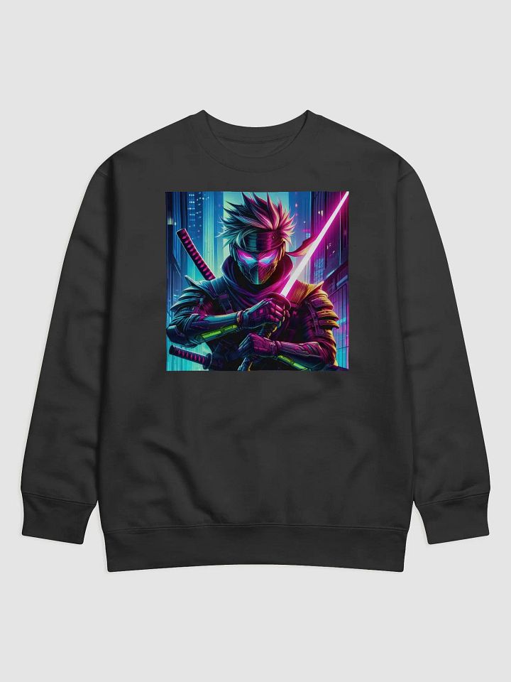 Neon Cyber Ninja Premium Sweatshirt product image (1)