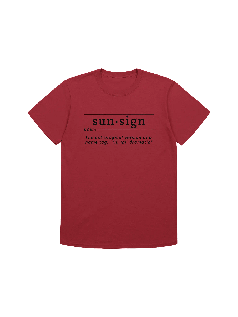 Sun Sign Def Unisex Tee v1 product image (1)