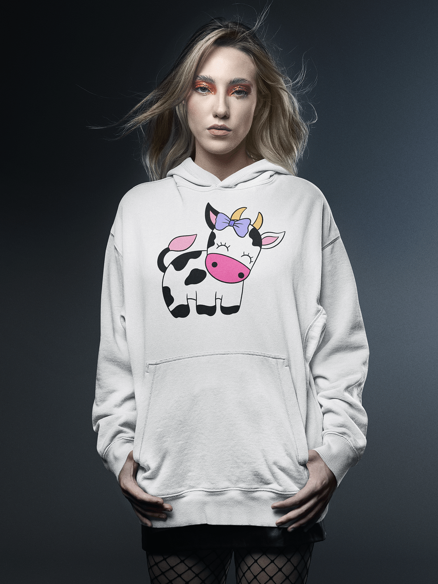 Cute Kawaii Cow Hoodie product image (1)