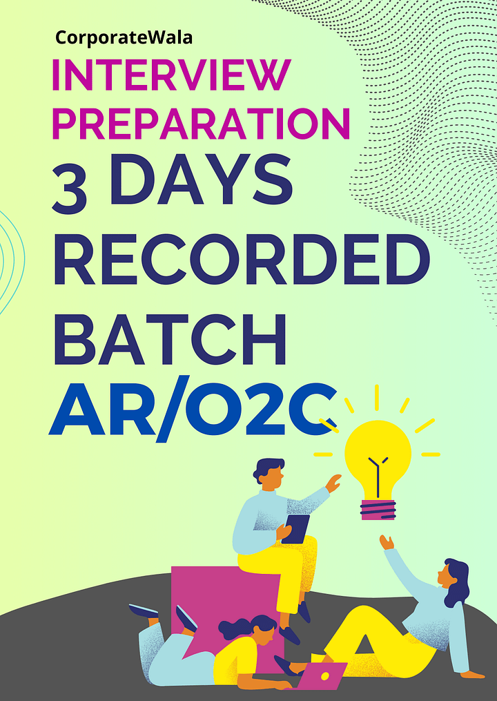 Accounts Receivable (AR) / O2C Interview Preparation Video Batch product image (1)