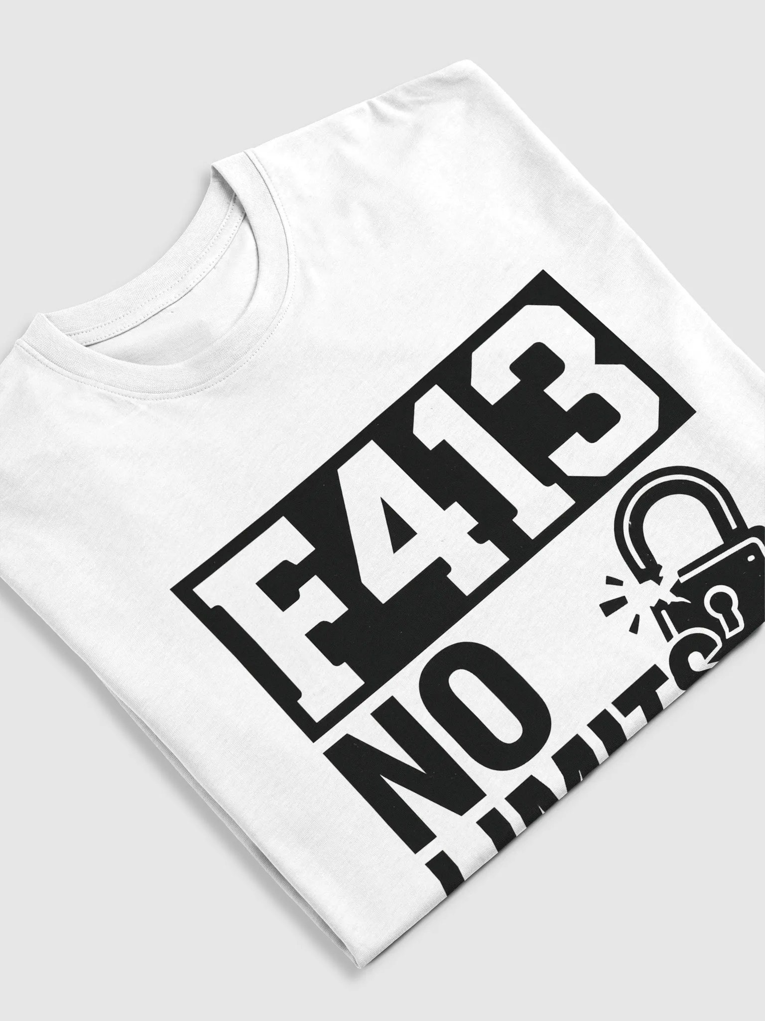 F413 - NO LIMITS | Camiseta Cristiana Urbana PREMIUM product image (5)