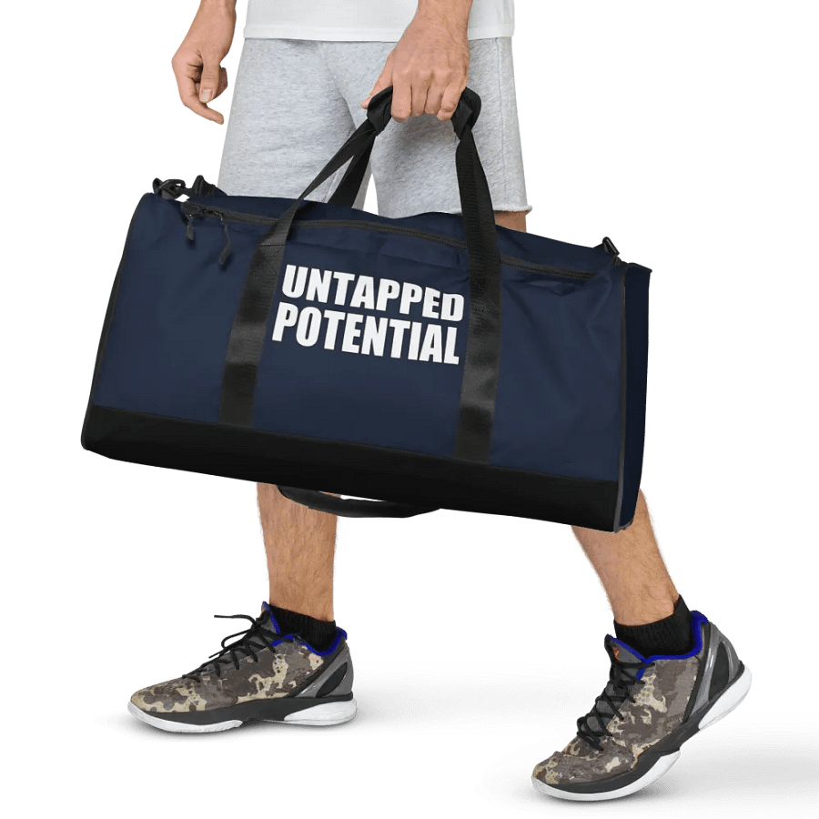 Untapped Potential Navy Blue Duffle Bag product image (7)