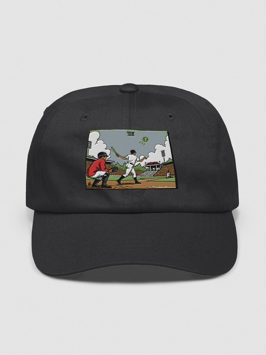 Vintage Baseball Card: Retro Home Run Scene Dad Hat product image (6)