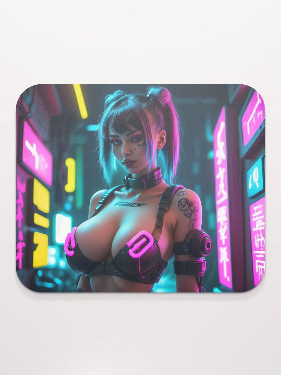 Neon Cyberpunk Mouse Pad product image (3)