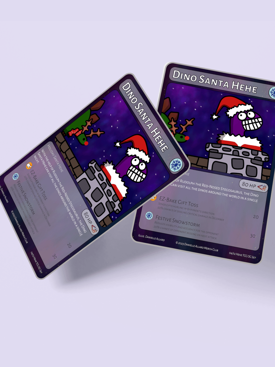 Dino Santa Hehe Digital Card [Hehe TCG Card #04] product image (1)