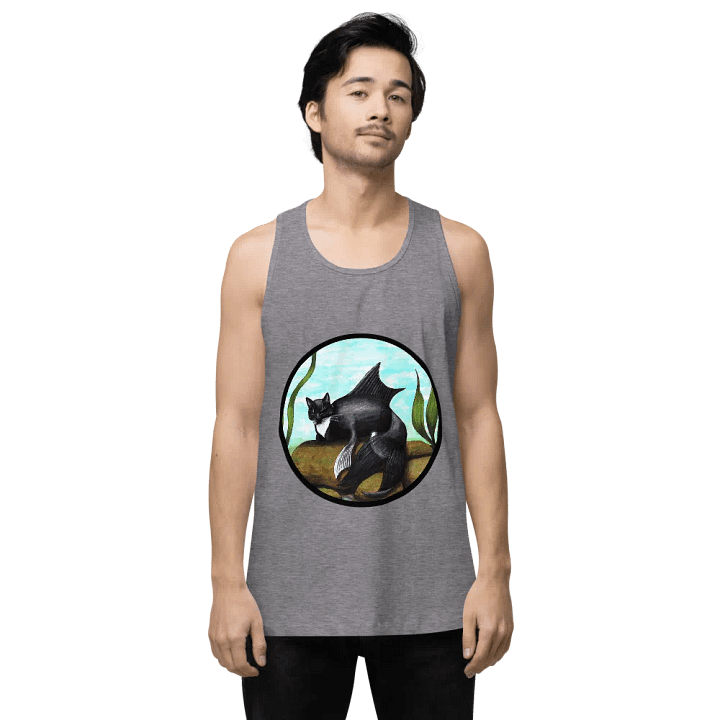 Mermeow Tuxedo Tank M product image (9)