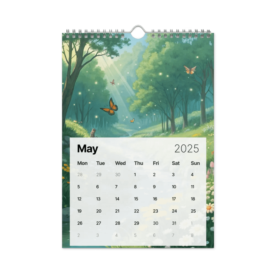 MAGICAL ANIME SEASONS WALL CALENDAR 2025 product image (10)