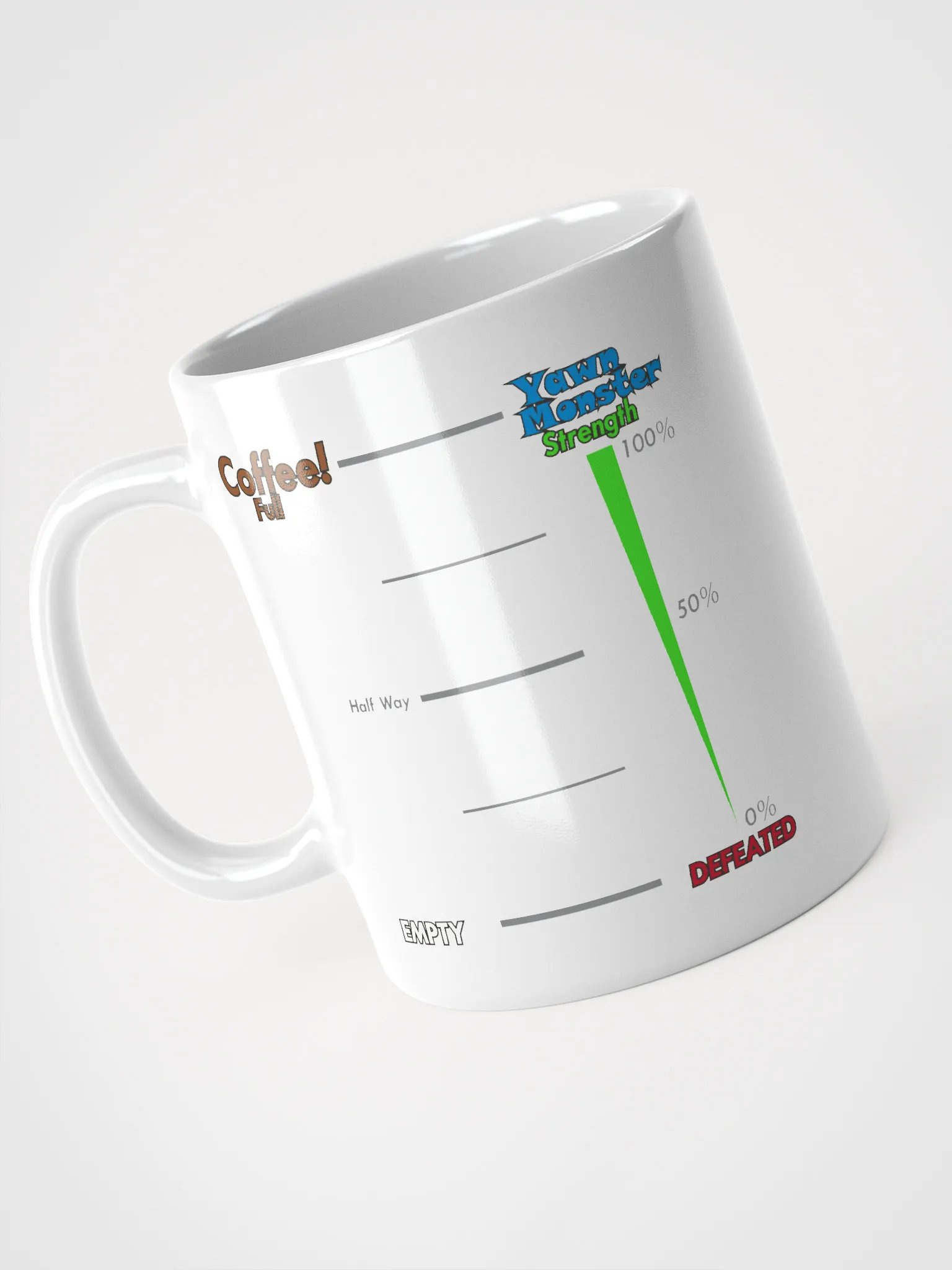 Blue Yawn Monster Coffee Cup product image (3)