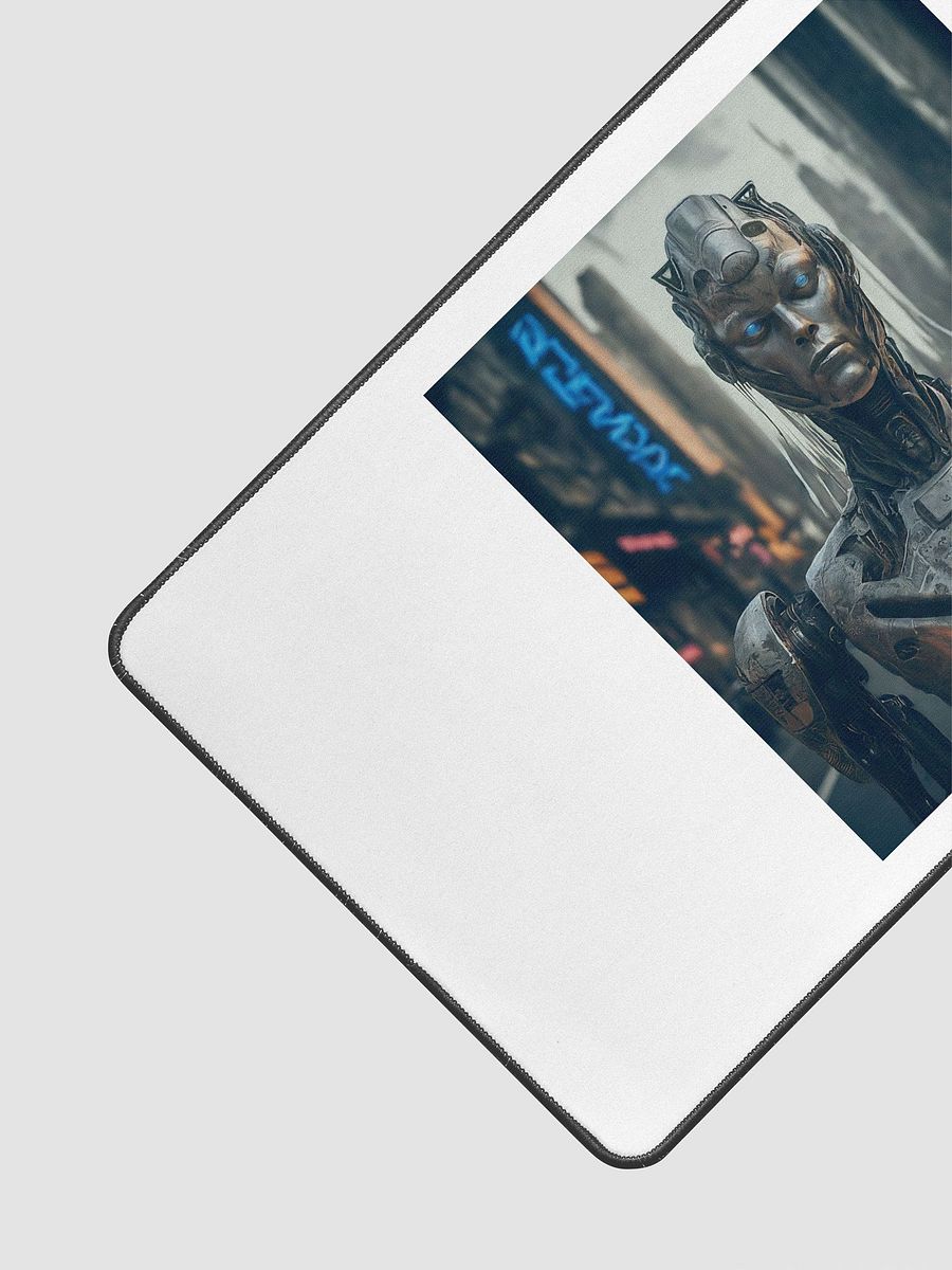 Neon Cyborg City Desk Mat product image (3)