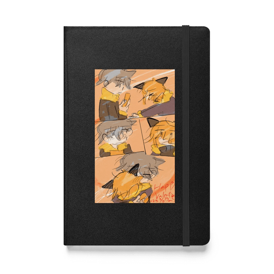 Ray and the Fox Valentine's day notebook product image (1)