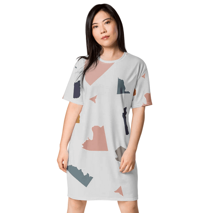 All-Over Print T-Shirt Dress product image (1)