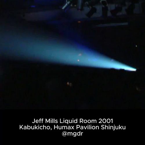 Watch Jeff Mills abuse a TR-909 and 3 decks @ Liquid Room, October 2001, at the only and only Humax Pavilion location in Kabu...