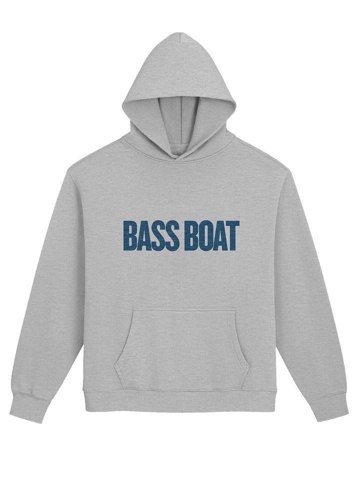Bass Boat Hoodie (Blue Text) product image (9)