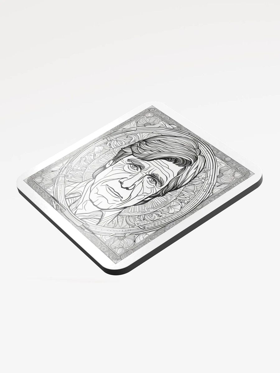 Ornate Visage Cork Coaster product image (3)