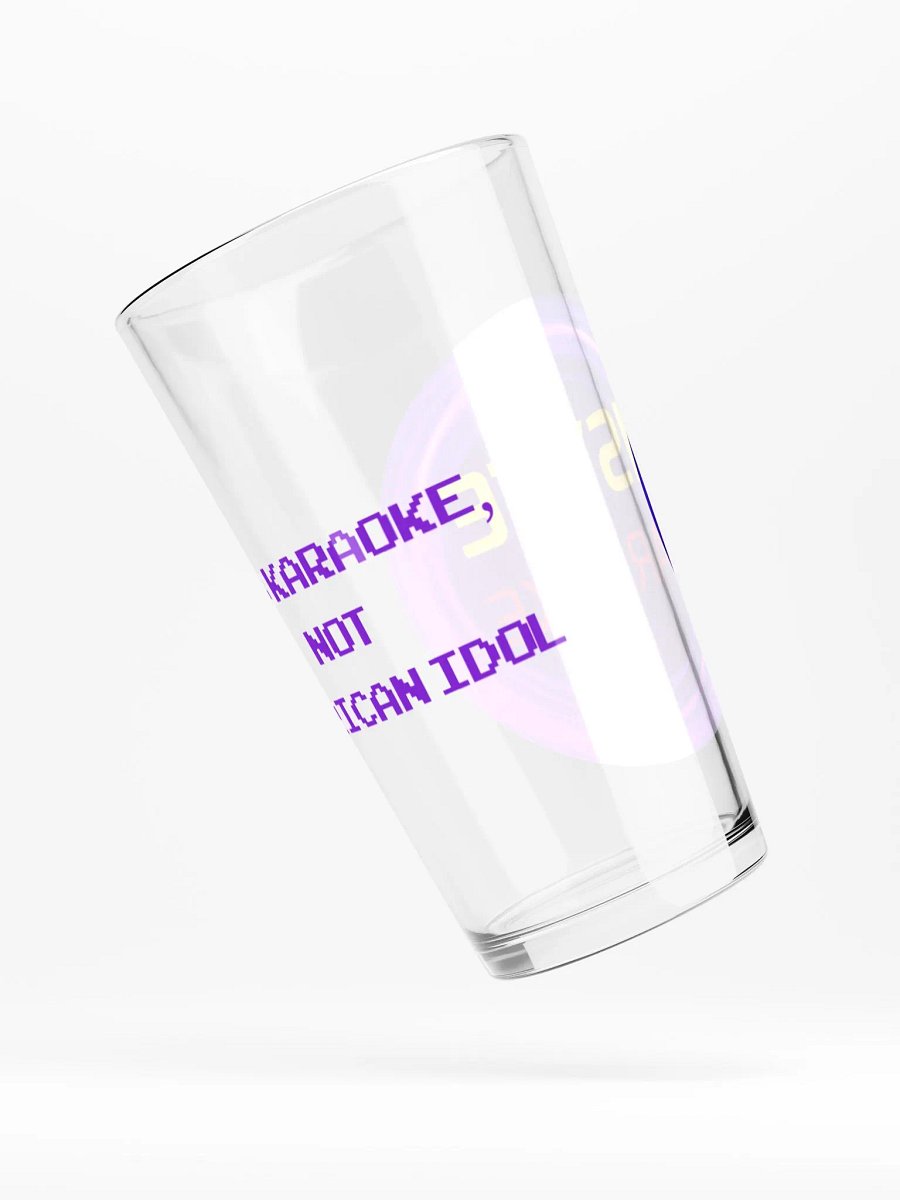 Nsyte karaoke pint glass product image (4)