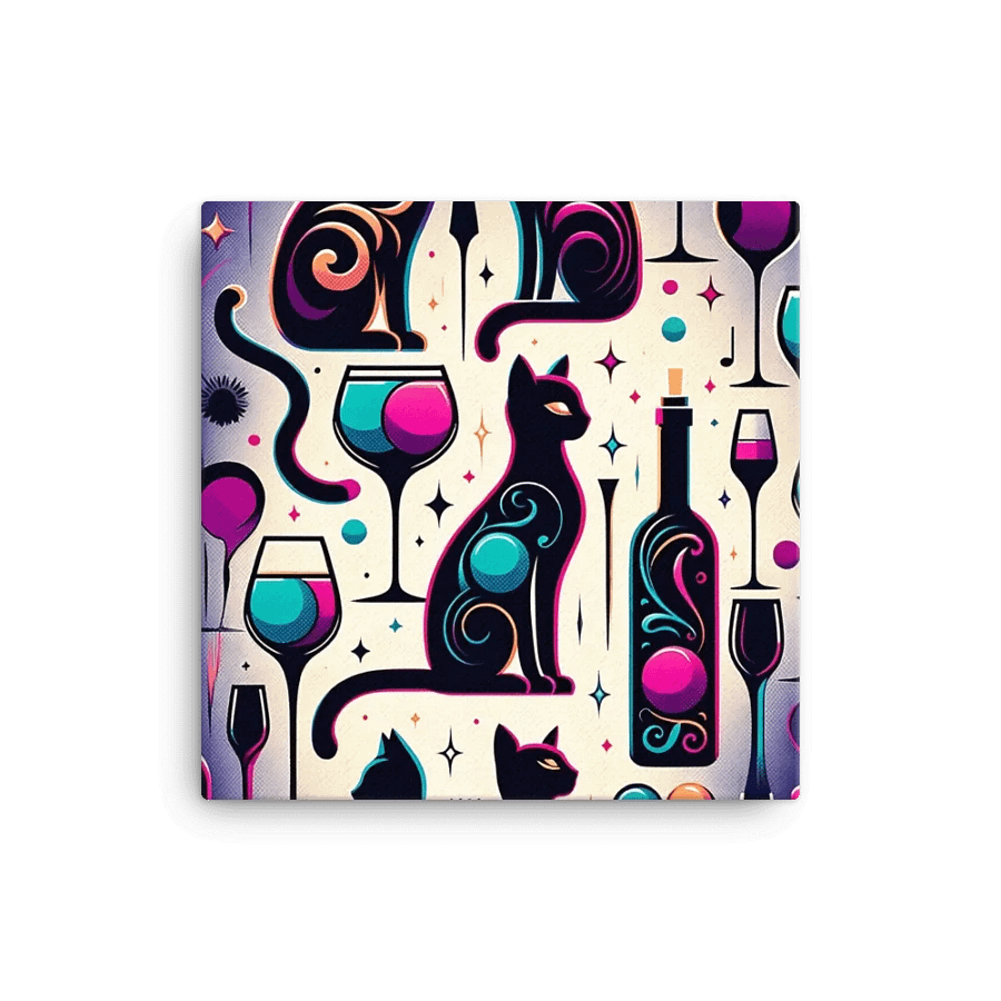 Canvas (in): Cats and Wine product image (1)
