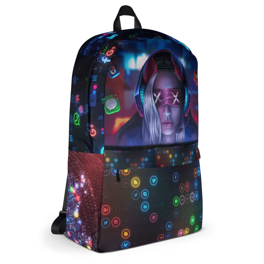 Cool Social Media Lover Gaming Bag Pack product image (11)