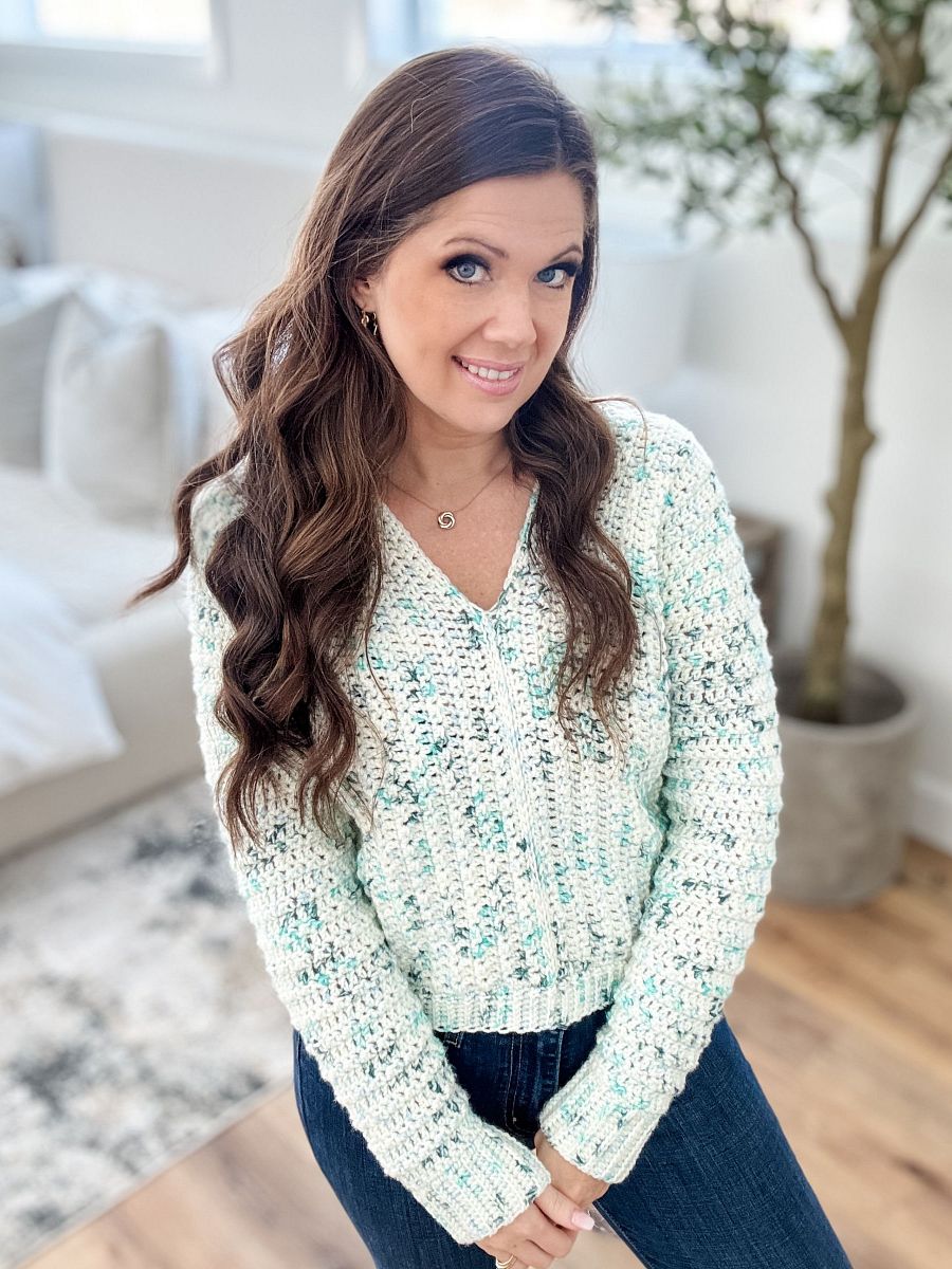 Snowy Season Sweater Crochet Pattern product image (9)