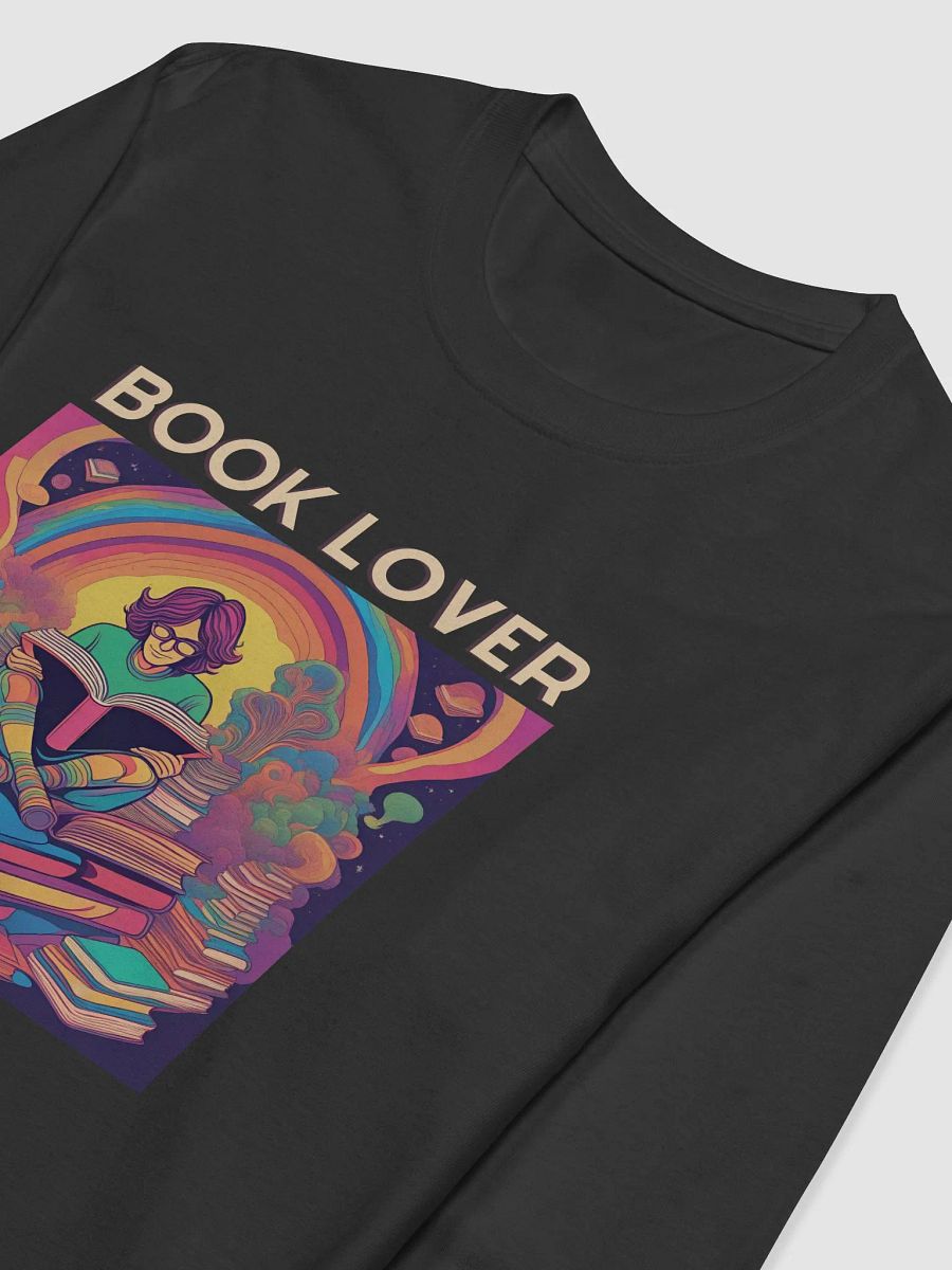 Psychedelic Book Lover Long Sleeve Shirt product image (3)