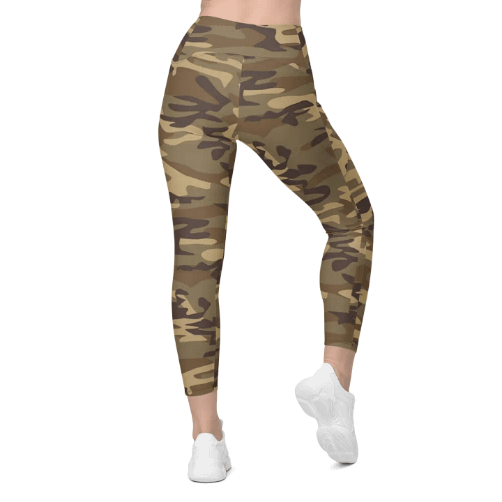 Green Camo Leggings with Pockets product image (2)